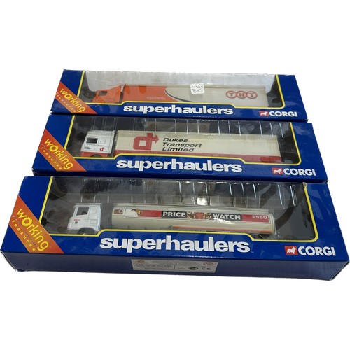 331 - Selection of 3 boxed Corgi super haulers includes TY87002, Ty86602, 59568.