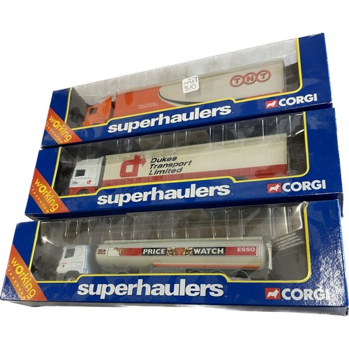 331 - Selection of 3 boxed Corgi super haulers includes TY87002, Ty86602, 59568.