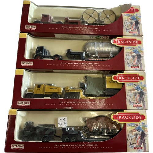 132 - 4 Boxed Lledo Days gone trackside trucks