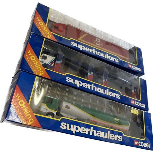 63 - Selection of 3 boxed Corgi super haulers includes 65803, 59570, ty86608