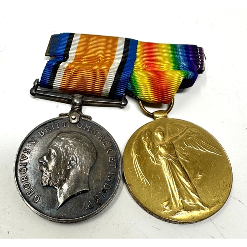 121 - ww1 medal pair to s/22080 pte j.beard camerons