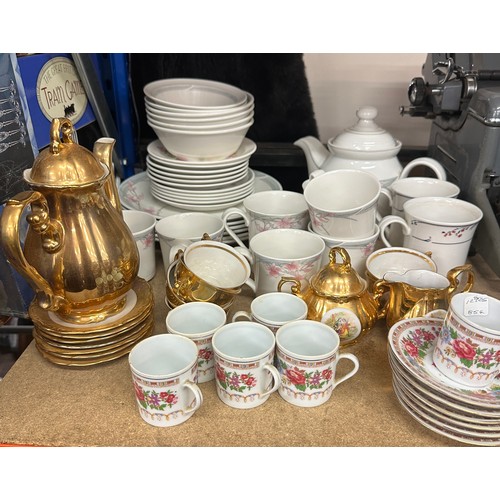 348 - Selection of part tea sets includes Royal Doulton Mayfair etc