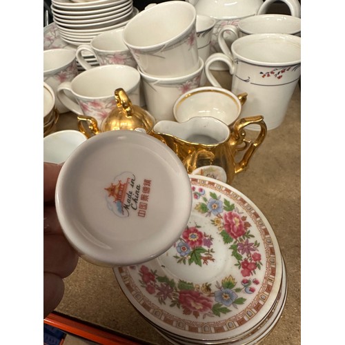 348 - Selection of part tea sets includes Royal Doulton Mayfair etc