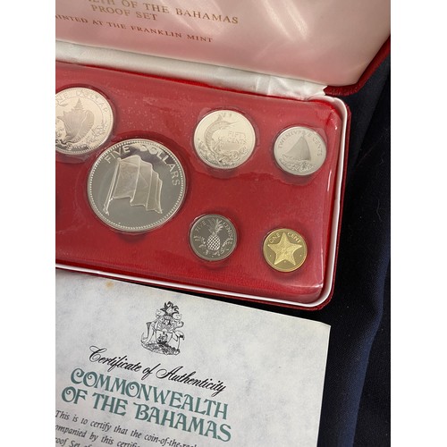 617 - Cased 1974 commonwealth coin set with COA