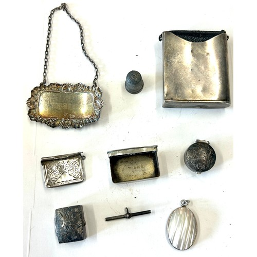 469 - Vintage sterling silver items including pill boxes, Reynolds angels common prayer book etc