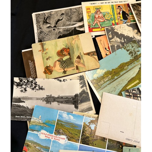 65 - Box of vintage postcards