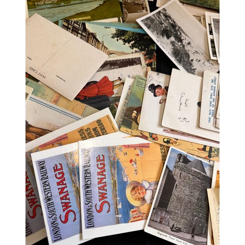 65 - Box of vintage postcards