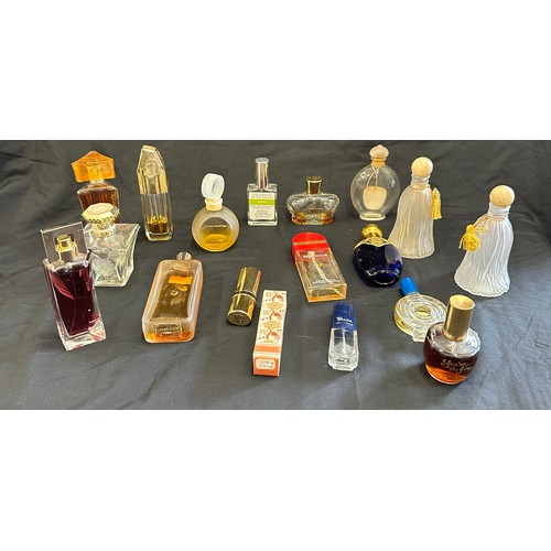 148 - Vintage perfume bottles includes coty, guertain, givenchy, etc