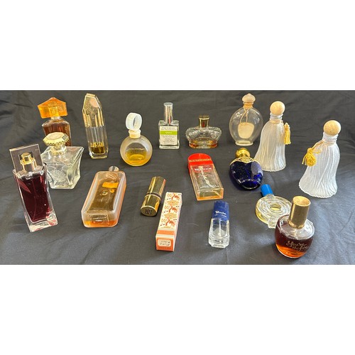 148 - Vintage perfume bottles includes coty, guertain, givenchy, etc