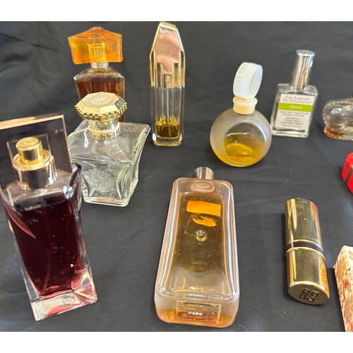 148 - Vintage perfume bottles includes coty, guertain, givenchy, etc