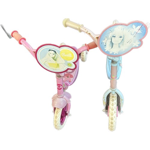 218 - 2 childrens Barbie scooters