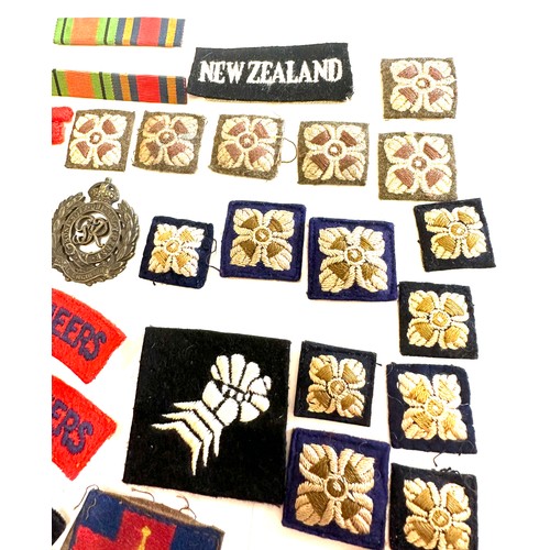 444 - Selection of WW2 British army cloth badges