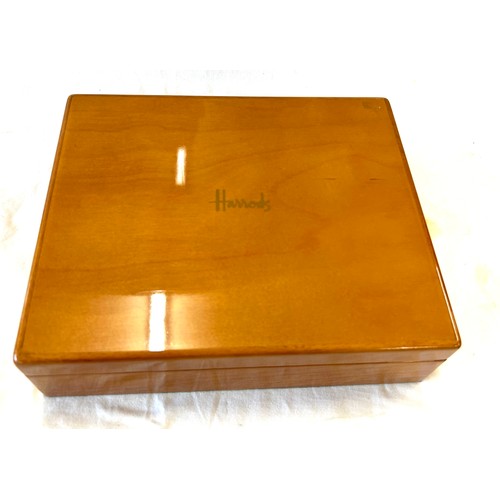 137 - Harrods jewellery box 10 inches wide