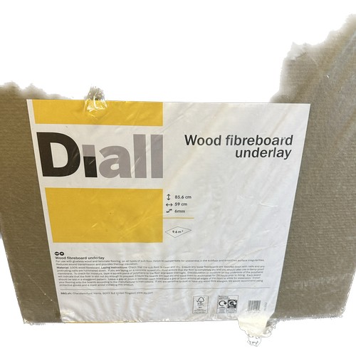 294 - Fourteen pieces of Diall wood fibreboard underlay