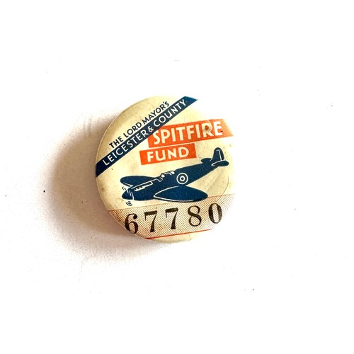 462 - Rare WW2 era Leicester spitfire fund badge