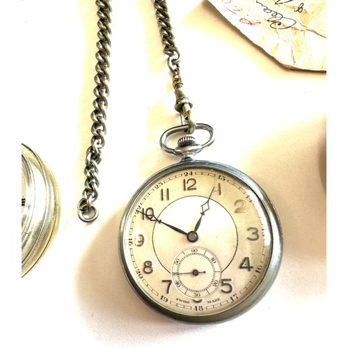 450 - Three assorted vintage pocket watches