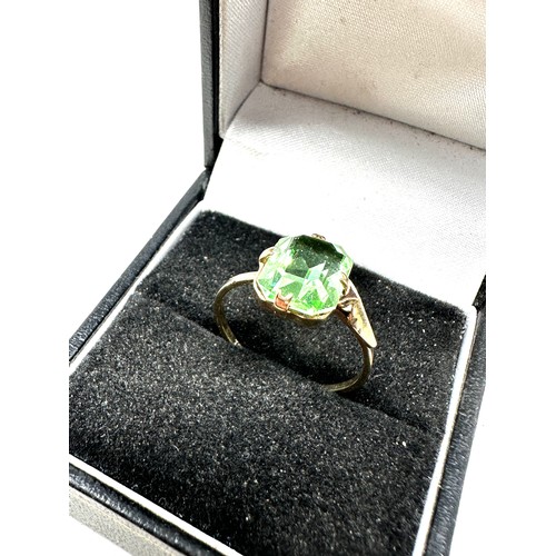 234 - 9ct gold vintage paste ring (1.8g)