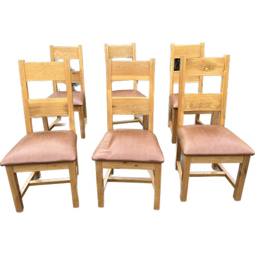 365 - Willis and Gambier solid oak table and 6 matching solid chairs, table measurements: 72 inches, Width... 