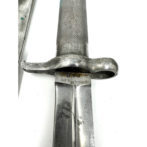 55 - Swedish M1896 mauser bayonet with scabbard & leather frog