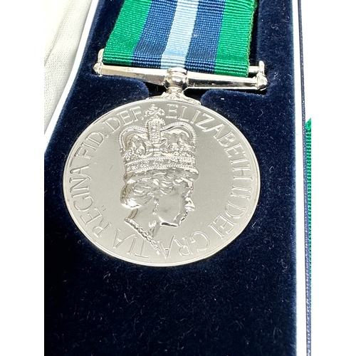 78 - Rare Boxed Northern Ireland Prison service long service medal to desmond joseph Mc cabe