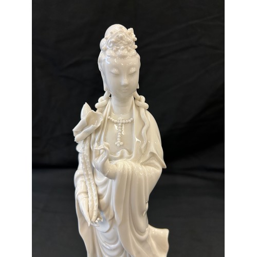 123 - Chinese Guanyin goddess of mercy, approximate height 11.75 inches