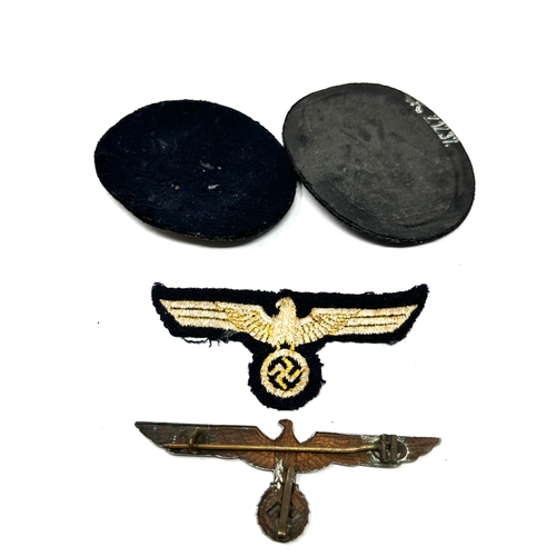 90 - ww2 German Kriegsmarine insignia inc summer tunic breast eagle etc