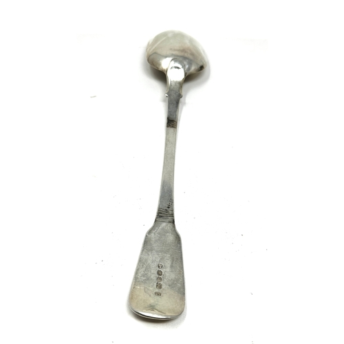 46 - Antique georgian silver serving spoon London silver hallmarks