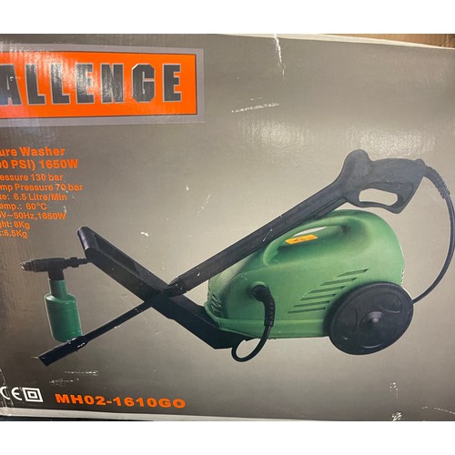 322 - Challenge pressure washer, model MH02_1610GO, working order