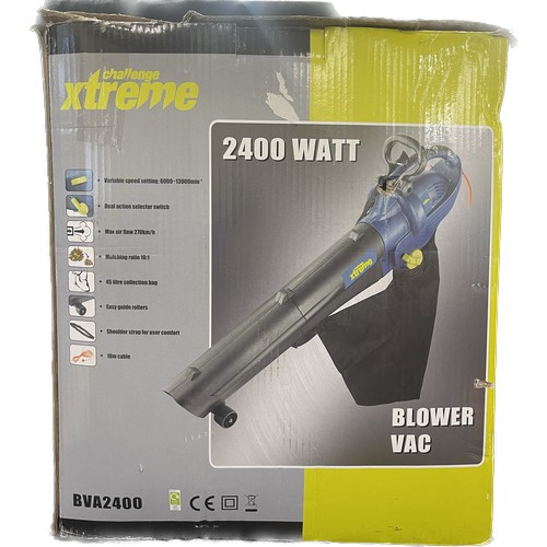 323 - Challenge Xtreme 2400 watt blower Vac, working order