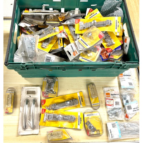 255 - Selection of new in packaging locks, bolts and handles