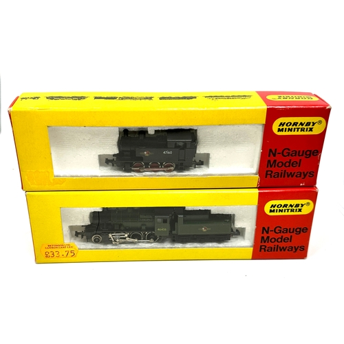 530 - 2 original Boxed hornby minitrix trains N.213 & N.201