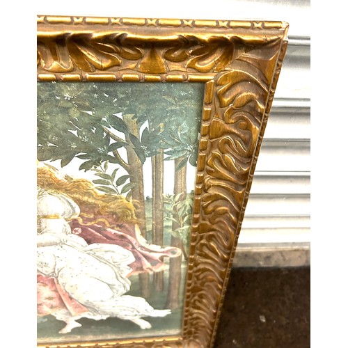 326 - Gilt framed print, approximate measurements: Height  25.5 inches, Width 40 inches