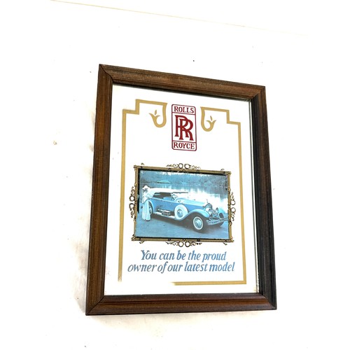 164 - Framed Austin Service sign measures approximately 27 inches tall 25 inches wide Framed advertising R... 