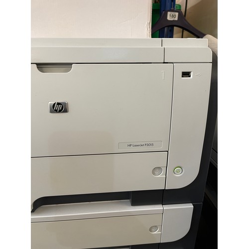 326A - HP Laser Jet p3015 printer with spare ink cartridges, working order