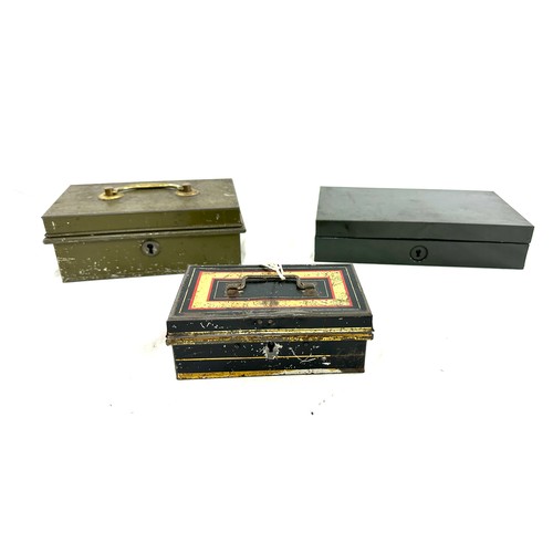 29 - Selection of 3 vintage cash boxes