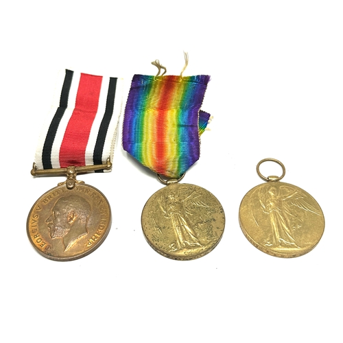 65 - 3 ww1 medals  victory to 275700 pte mills manc.r  160576 3.a.m f.holt r.a.f and special constable lo... 