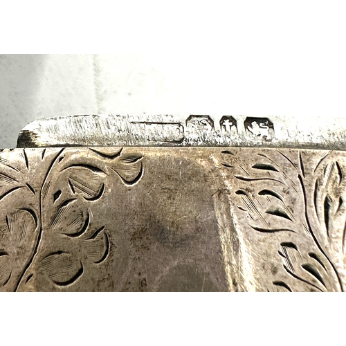 9 - Antique silver vesta case