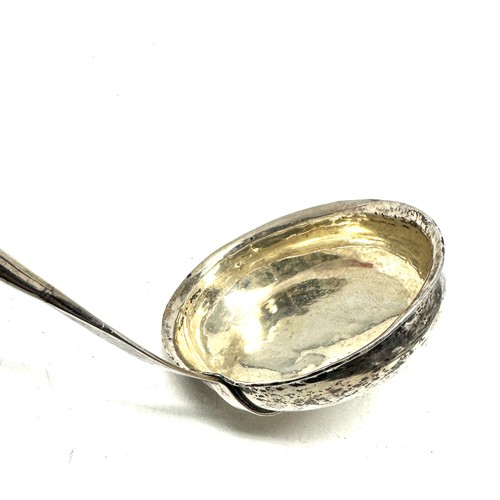 33 - Antique silver toddy ladle