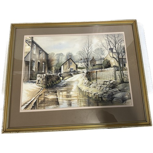 47 - Framed water colour by Wilfred Bale 