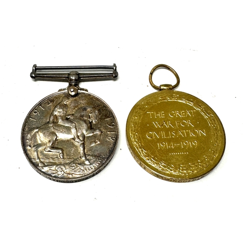 66 - ww1 medal pair to 9891 pte w.o,donnell irish guards