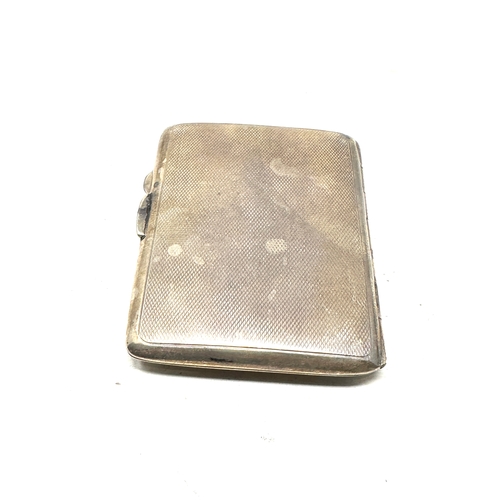 47 - Military badge detail silver cigarette case