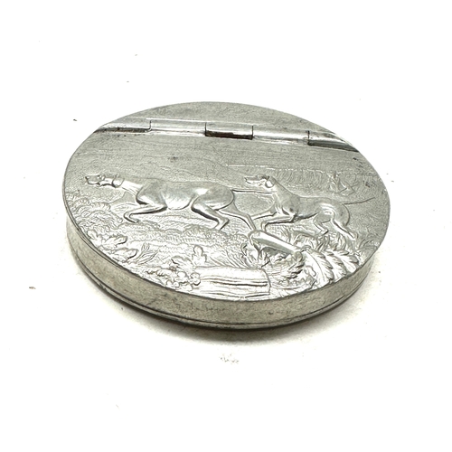 495 - pewter G.Smith & sons london snuff box