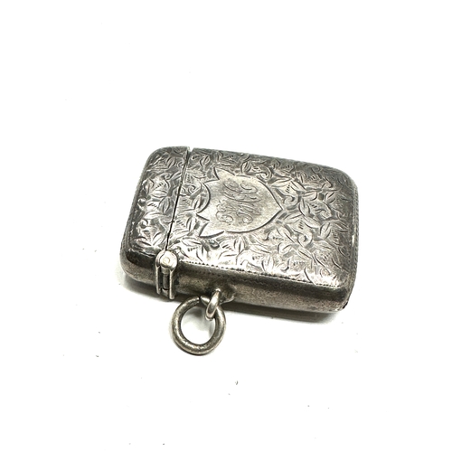 6 - Antique silver vesta case