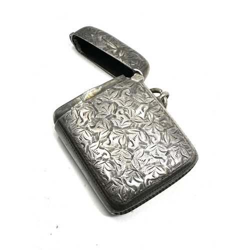 6 - Antique silver vesta case