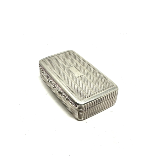 51 - Antique silver snuff box