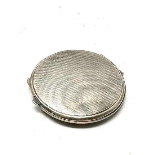 45 - military badge silver & enamel compact