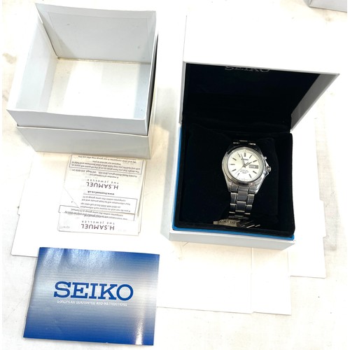 H samuel shop seiko kinetic watches