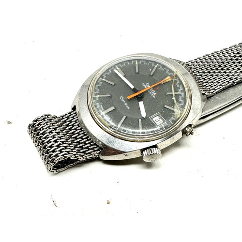 478 - Gents Omega chronostop geneve non working order missing button