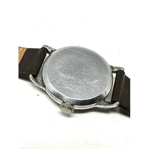 474 - Vintage j.w.benson gents wrist watch the watch is ticking