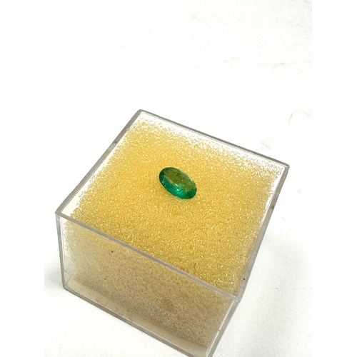 91 - loose 0.47ct smaragd emerald